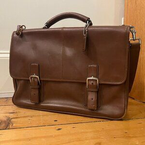 Vintage Coach Messenger Bag Style Briefcase (Unisex)
